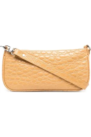 By Far Rachel crocodile-print shoulder bag