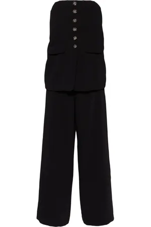 Self-Portrait Bandeau crepe jumpsuit