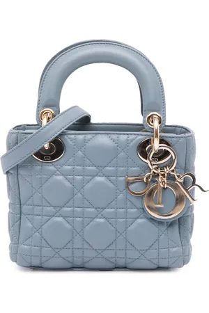 Dior 2017 Mini Lambskin Cannage Lady Dior satchel
