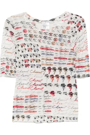 CHANEL 2006 graphic-print T-shirt