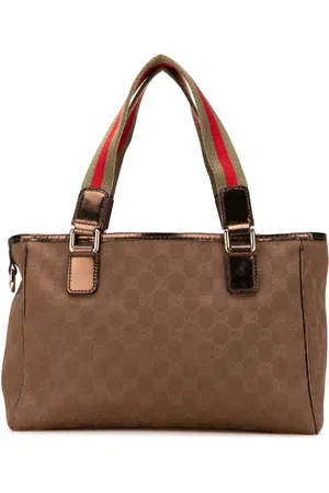 Gucci 2000-2015 GG Canvas Web tote bag