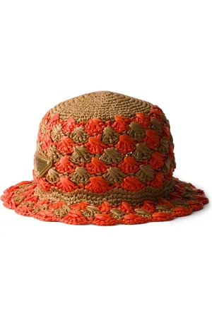 Prada Crochet-knit bucket hat