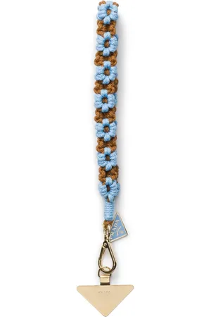 Prada Crochet-knit phone wristlet
