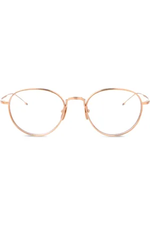 Thom Browne Round-frame titanium glasses