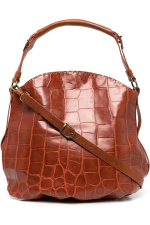Madison.Maison Crocodile-effect leather shoulder bag