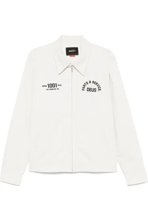 Deus Ex Machina Logo-embroidered jacket