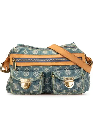 LOUIS VUITTON 2006 Monogram Denim Baggy PM crossbody bag