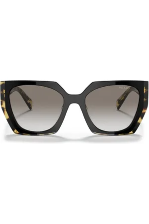 Prada Tortoiseshell-effect square sunglasses