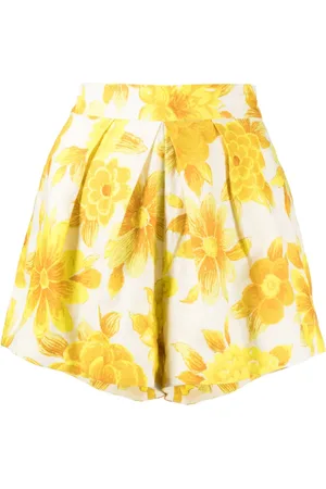 ALÉMAIS Sonny floral-print linen shorts