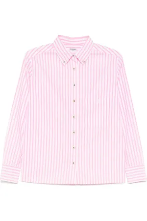 CHANEL 1990-2000s striped shirt