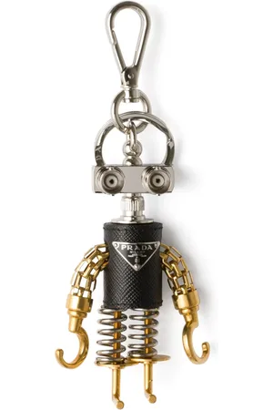 Prada Robot Saffiano leather bag charm