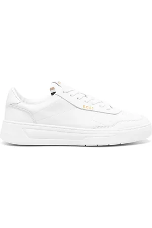 HUGO BOSS Logo-print leather sneakers