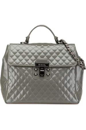CHANEL 2008-2009 Quilted Glazed Calfskin Mademoiselle Lock Kelly Flap satchel