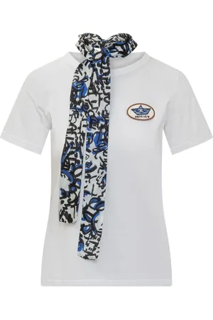 ALESSANDRO ENRIQUEZ Foulard-detail T-shirt
