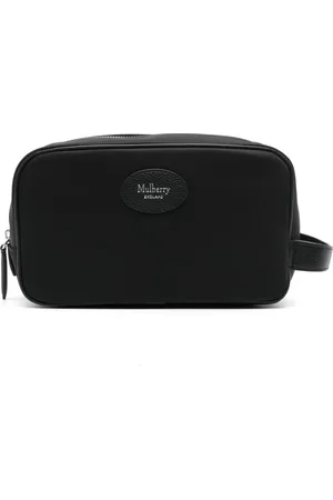 MULBERRY Heritage logo-patch wash bag