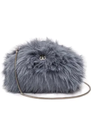 Isla Ibiza Teddy faux-fur shoulder bag