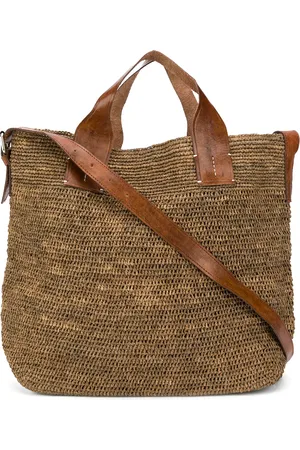 IBELIV Woven top-handle tote