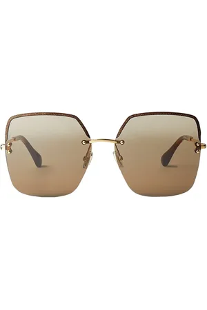 Jimmy Choo Tavi oversize square-frame sunglasses