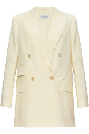 Max Mara Double-breasted virgin-wool blazer