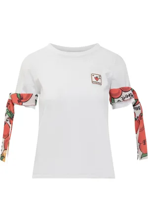 ALESSANDRO ENRIQUEZ Foulard-detail T-shirt