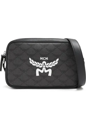 MCM Small Himmel Lauretos canvas crossbody bag