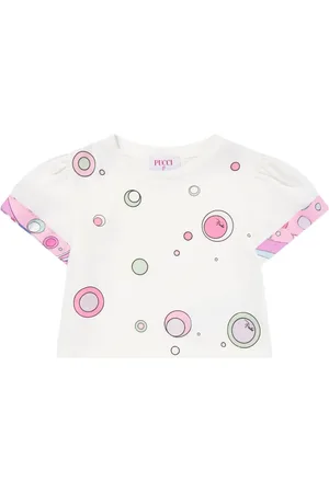 PUCCI Junior Fontane-print T-shirt