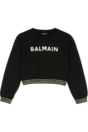 Balmain Logo-print cotton sweatshirt
