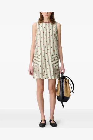 Claudie Pierlot Floral-embroidered minidress