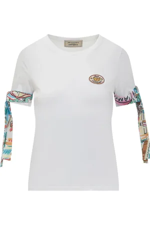 ALESSANDRO ENRIQUEZ Foulard-detail T-shirt