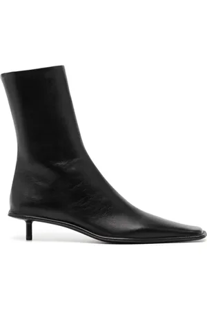 Jil Sander 25mm square-toe leather boots