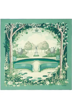 Burberry Highgrove-print silk scarf