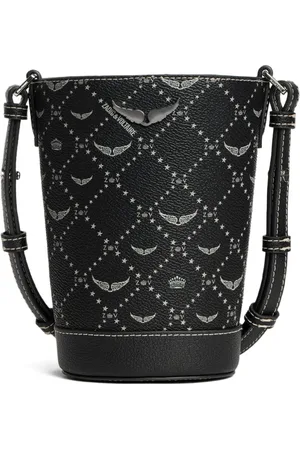 Zadig & Voltaire Logo-print bucket bag