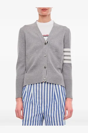 Thom Browne 4-Bar Milano stitch cardigan
