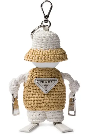Prada Crochet-embellished keyring