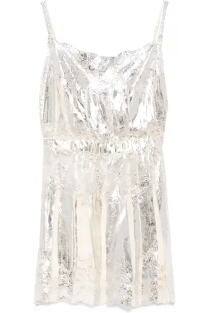 Paco rabanne Metallic-finish top