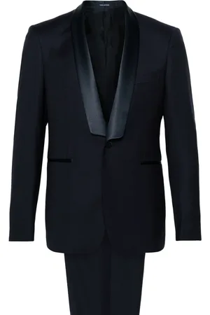 TAGLIATORE Houndstooth-jacquard single-breasted suit