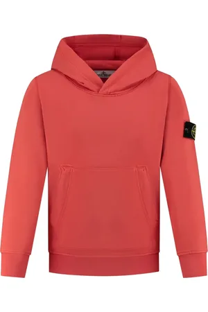 Stone Island Compass-badge cotton hoodie