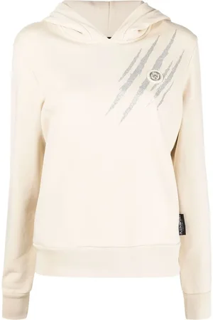 Philipp Plein Scratch cotton sweatshirt hoodie