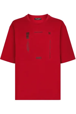 Dolce & Gabbana Text-print cotton T-shirt