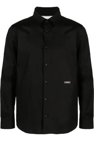 Iceberg Logo-patch cotton shirt