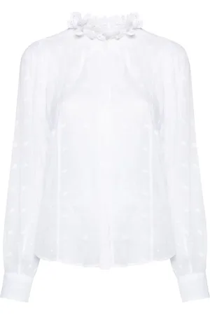 Marant Etoile Terzali floral-embroidered blouse