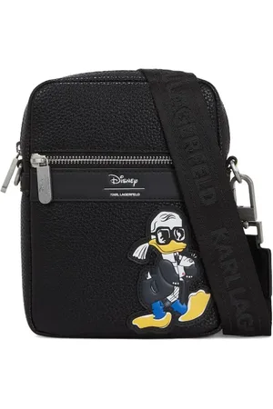 Karl Lagerfeld X Disney logo-patch crossbody bag