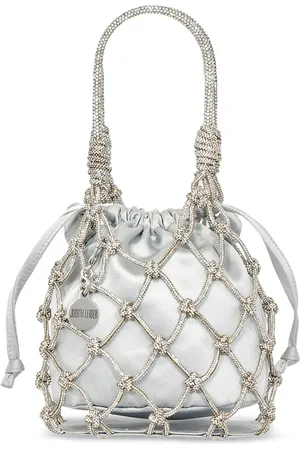 Judith Leiber Rhinestone-embellished satin tote bag