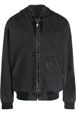 Givenchy Distressed-effect cotton hooded jacket