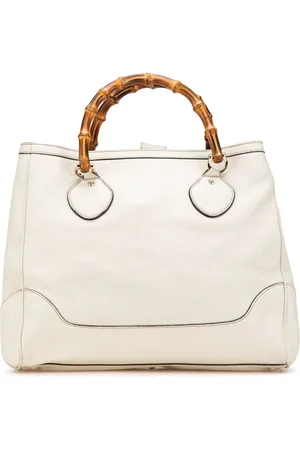 Gucci 2000-2015 Medium Leather Bamboo Diana tote bag