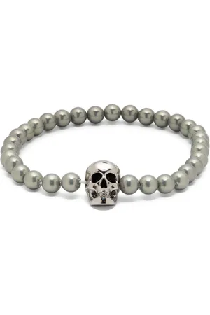 Alexander McQueen Skull pearl bracelet