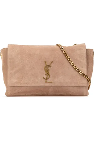 Saint Laurent 2022 Medium Smooth Calfskin and Suede Reversible Kate crossbody bag