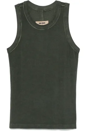 UMA WANG Jersey rib tank top