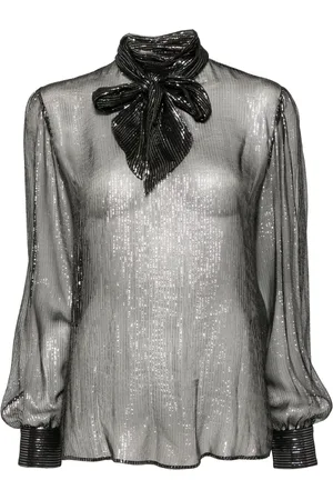 Tom Ford Long-sleeves lavalliere blouse