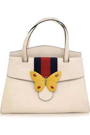 Gucci 2016-2024 Medium Web Linea Butterfly Totem satchel